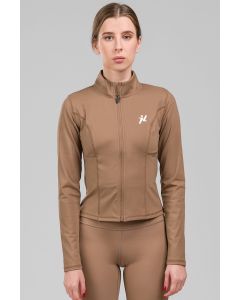 TYRO Yoga Zip Jakna za žene, braon