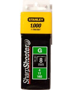 STANLEY Klamerice tip G /1000kom - 8mm - 1-TRA705T