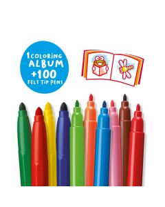 CARIOCA Flomasteri set sa bojankom 1/100  42736 - 42736