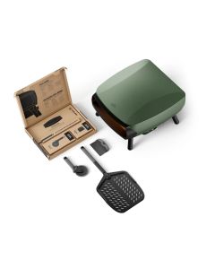 WITT Pizza peć PICCOLO Rotante 16 inca zelena + Toolbox 3