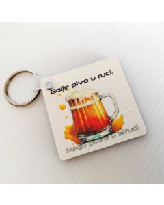 Happy Pumpkin privezak za ključeve, Bolje pivo u ruci - P512