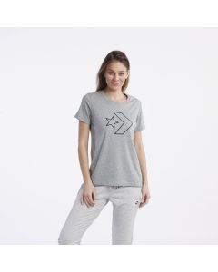 CONVERSE Majica kratak rukav core star chevron crew tee W - 10005779-A04-035S