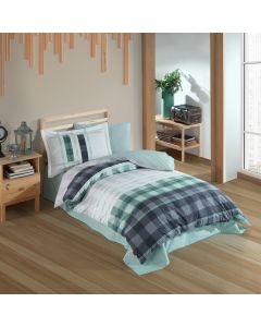 HOBBY Posteljina Studio single 160x220cm Suelita Yesil - 1001-yesil