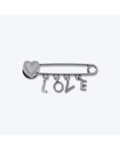 CROCS Bedž love safety pin U