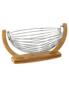 FIVE Korpa za voće 36x21x18.5cm, bambus/metal - 100179