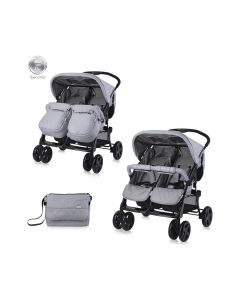 LORELLI Kolica za blizance twin sa torbom Cool grey 2023 - 10020072386
