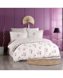 HOBBY Posteljina 200x220cm Poplin double Martha Bej - 1002_MB
