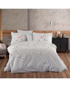 HOBBY Posteljina 200x220cm Poplin double Missy Gri - 1002_MG