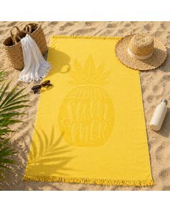 FROTIRKA Peškir za plažu Aloha žuti 70x160cm