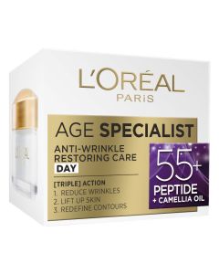 L'Oreal Paris Age Specialist Anti-Wrinkle 55+ Dnevna nega za obnavljanje kože 50 Ml - 1003009183