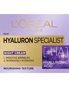 L'Oreal Paris Hyaluron Specialist noćna hidratantna krema za vraćanje volumena 50 ml - 1003009345