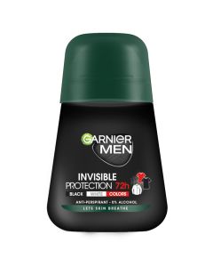 Garnier Mineral Deo Men Invisible Black, White & Colors Roll-on 50 ml - 1003009565