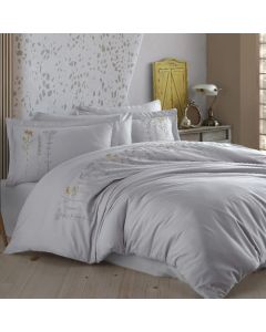 HOBBY Posteljina Premium Poplin double 200x220cm Premium Diva Gri - 1004-gri