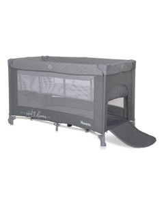 LORELLI Prenosivi krevet Noemi 2 nivoa Cool Grey Star (2022) - 10080552216