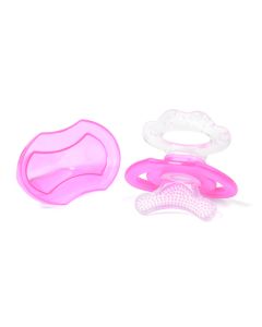 BABYONO Glodalica silikonska za prve zubiće - roze - 1008_roze