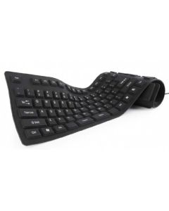 GEMBIRD Fleksibilna tastatura KB-109F-B - 101279