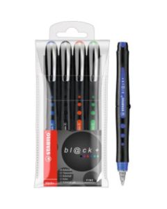 STABILO Roler black, set 1/4 - 1016-4