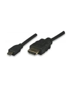 E-GREEN Kabl HDMI (M)-HDMI Micro D (M) 1.5m, crna - 44143-1-1