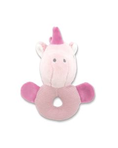 LORELLI Plišana zvečka Jednorog, roze - 10191330007