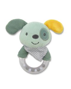 LORELLI Plišana zvečka ring Pas, zelena - 10191360009