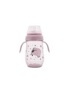 LORELLI Flašica Non-spill wide neck My friend 260ml, roze - 10200090005