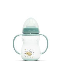 LORELLI Flašica za bebe sa ručkama 250ml My friend, zelena - 10200320006