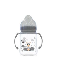LORELLI Flašica 250ml Wide neck - sa ručicama icy grey - 10200720003