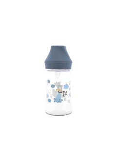 LORELLI Flašica za bebe Wide neck 250ml My friend, plava - 10200840004