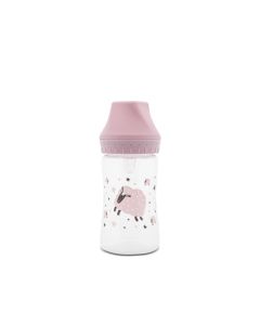 LORELLI Flašica za bebe Wide neck 250ml My friend, roze - 10200840005