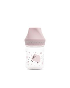 LORELLI Flašica za bebe Wide neck 125ml My friend, roze - 10200850005