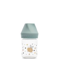 LORELLI Flašica za bebe Wide neck 125ml My friend, zelena - 10200850006