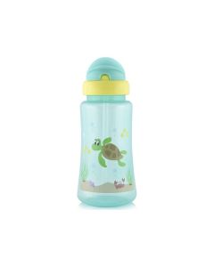 LORELLI Sportska šolja 300ml sa slamčicom i ručkama - Green - 10200930003