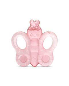 LORELLI Vodena glodalica za bebe Leptir, roze - 10210160006