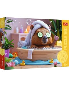 TREFL Puzzle Capybara in the Spa 15433 - 160 delova