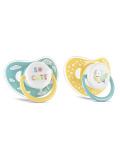 LORELLI Set silikonskih varalica za bebe  6+ m, žuta/plava