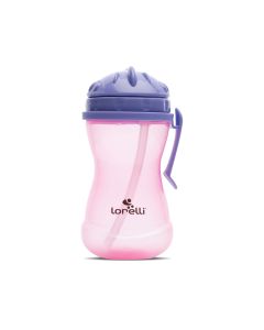 LORELLI Sportska flašica sa ručkom 360ml, ljubičasta/roze - 10230090005