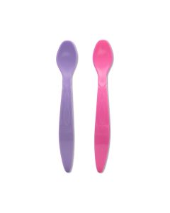 LORELLI SET FLEKSIBILNIH KASIKA ZA BEBE - PINK/PURPLE
