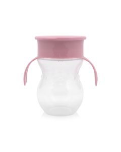 LORELLI Šolja Non-spill 360 round - pink - 10230540002