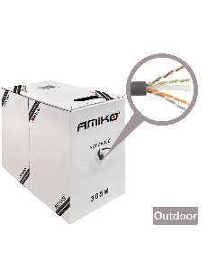 Amiko Mrežni FTP kabl, CAT5e, OutDoor, 305 met. - CAT5e FTP Outdoor 305m