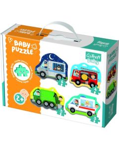 TREFL Puzzle 4u1 Baby jobs 36071 - 3, 4, 5, 6 delova - 102601-T36071-1