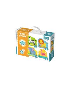 TREFL Puzzle baby safari - 4 puzzle (3,4,5,6 delova) - 102602-T36073