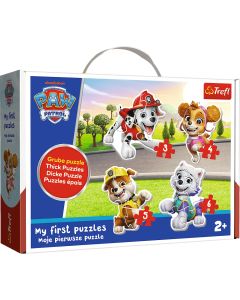 TREFL Puzzle 4u1 baby Paw Patrol 36136 - 3, 4, 5, 6 delova