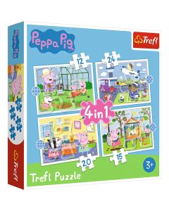 TREFL Puzzle 4u1 Holiday Memories 34359 - 12, 24, 20, 15 delova