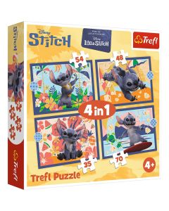 TREFL Puzzle 4u1 Hawaii Vacation 34666 -  54, 48, 35, 70 delova