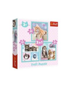Puzzle 3u1 mačke