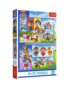 TREFL Puzzle Paw Patrol rules 34441 - 2x70 delova