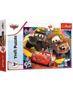 TREFL Puzzle Cars 18293 - 30 delova