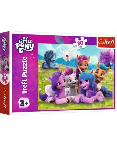 TREFL Puzzle Friendly Ponies 18299 - 30 delova
