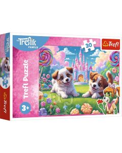 TREFL Puzzle A world full of smiles - The Treflik family 18319 - 30 delova
