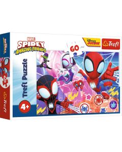 TREFL Puzzle Herojska avantura, Spidey - 60 delova - 103135-17410
